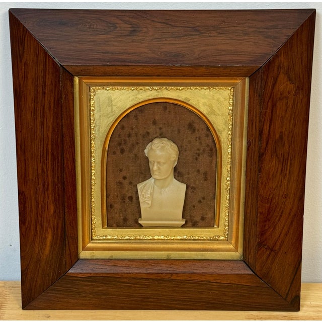 19th Century Wax Portrait of William Motherwell, Scottish Poet (1797-1835) by John Fillans For Sale - Image 5 of 9