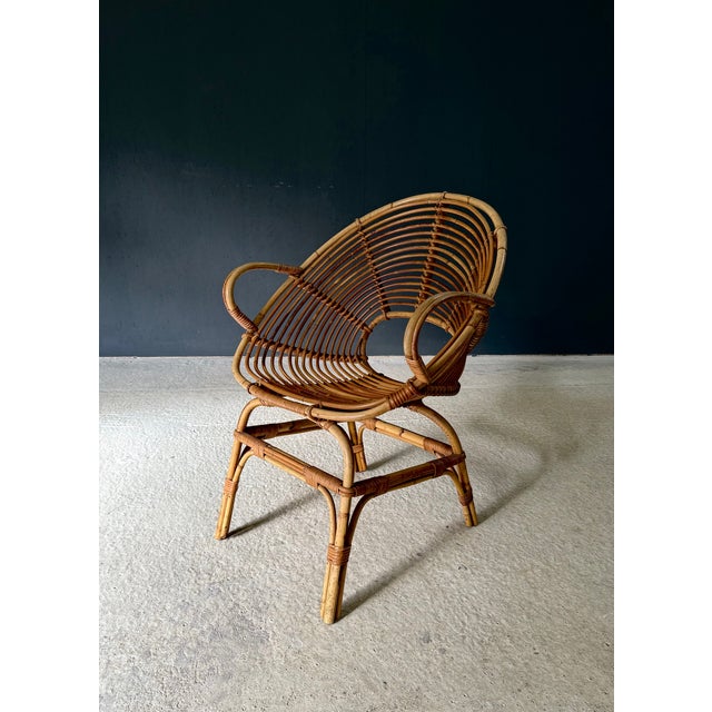 Mid-Century Bamboo Pod Armchair, Italy, 1960s For Sale - Image 16 of 16