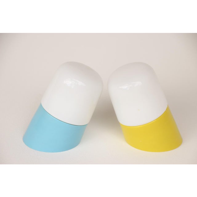 1960s Small Bauhaus Minimalist Wall Lights from RZB, Germany, 1960s, Set of 2 For Sale - Image 5 of 11