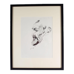 Charcoal Portrait Drawing of a Gentleman by James L. Bruch