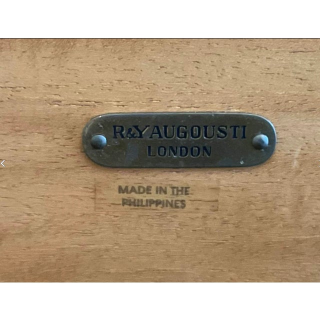 Vintage Handmade Coconut Shell Bench by R & Y Augousti For Sale - Image 9 of 9