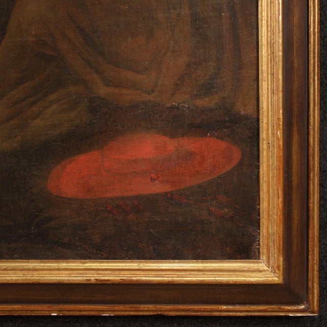 Spanish Artist, Religious Figures, 1730, Oil on Canvas, Framed For Sale - Image 9 of 16