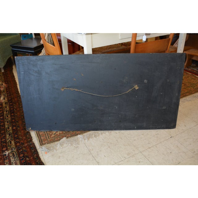 1950's Song Ho Vietnamese Black Lacquer Gold Koi Fish Artwork Painting on Wood For Sale - Image 10 of 18