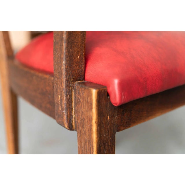 Wood Art Deco Side Chair For Sale - Image 7 of 16