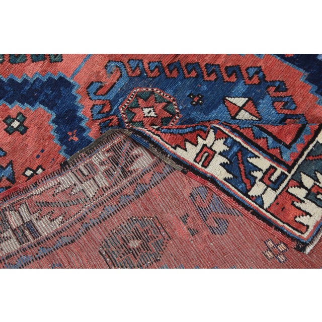 1910s Antique Tribal Caucasian Kazak Rug - 4' 6'' X 6' 6'' For Sale - Image 13 of 14