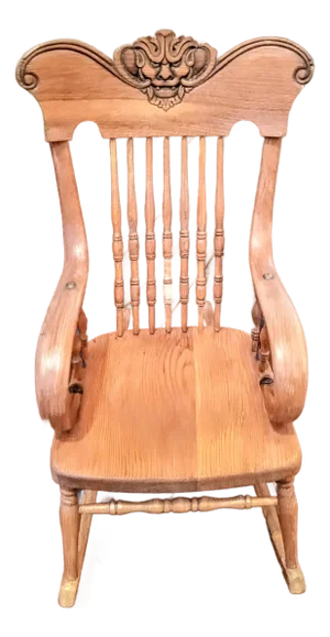 Antique Child's Oak Rocker
