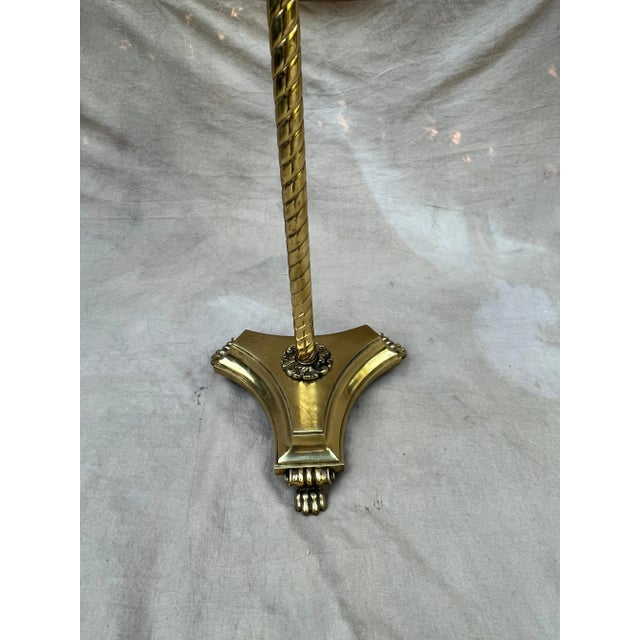 Mid-Century Modern Solid Brass Valet with Change and Pants Holder For Sale - Image 3 of 11