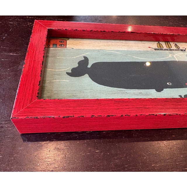 Wood 2026 Steve Camps Family of Whales Off the Coast of England Giclee, Framed For Sale - Image 7 of 7