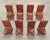 Set of Eight French Provincial Leather Oak Curule Dining Chairs For Sale - Image 4 of 18