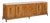 Renzo Rutili for Johnson Furniture Mid Century Walnut, Brass and Marble Credenza For Sale