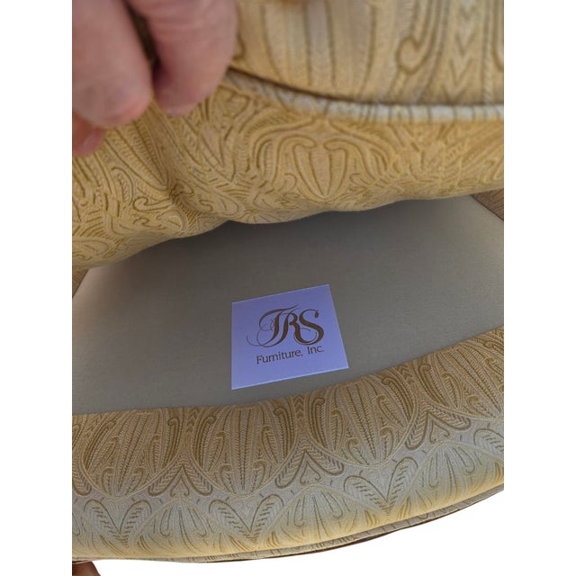 Thomasville TRS Furniture Inc. Armchair Regency Bergere Lounge Chair Louis XV For Sale - Image 15 of 15