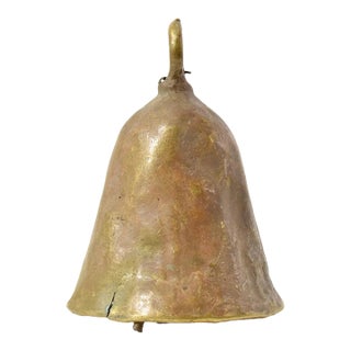 Early 20th Century Benue Brass Bell Nigeria For Sale