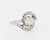 Swirl Ring in Platinum, 0.50 Carat Total Diamonds, Belle Époque, 1900, Size 8 For Sale - Image 4 of 4