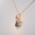 2020s Boulder Opal Pendant With Earth-Mined Diamond Accents in Solid 14k Gold, 8x3mm For Sale - Image 5 of 7