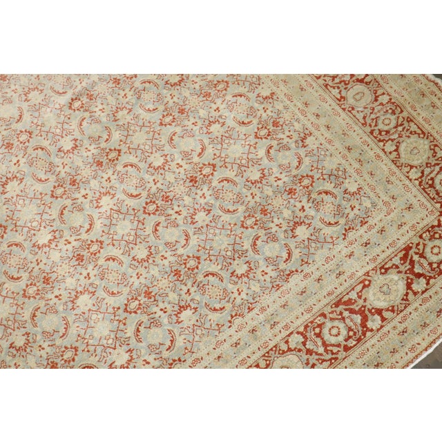 Early 20th Century Antique Tabriz Carpet - 11'4" x 16'11" For Sale - Image 5 of 11