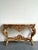 Wood Antique Rococo Giltwood Console With Marble Top For Sale - Image 7 of 18