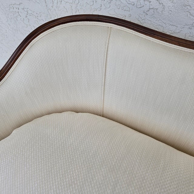 Anitque Mahogany Serpentine Hepplewhite Style Sofa For Sale - Image 12 of 18