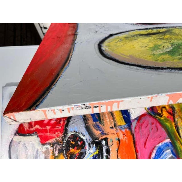 Abstract Expressionism Scott Harper Mixed Media Painting titled “An Apology” 2022 For Sale - Image 3 of 12