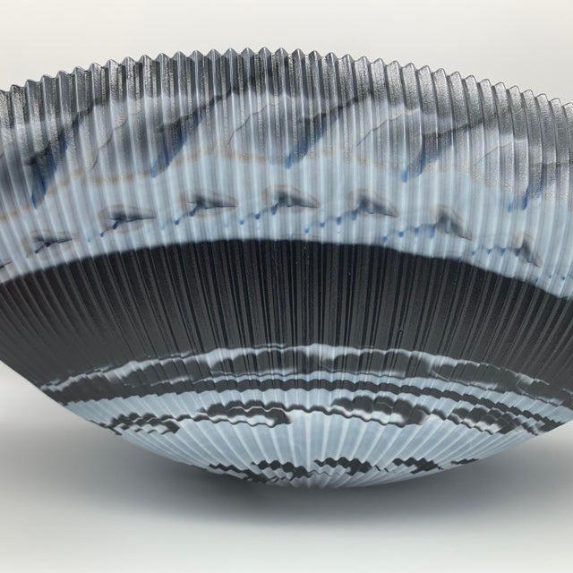 Late 20th Century Murano Italian Glass Sea Shell Art Bowl | Chairish