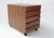 Wood Drawer Unit in Walnut with 5 Castors from Nocciola, Germany 1970s For Sale - Image 7 of 16