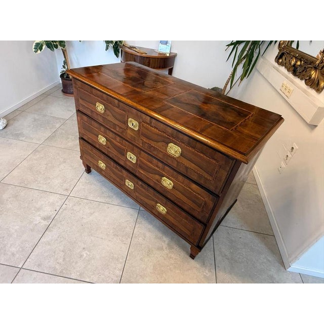 Baroque Chest of Drawers in Fruitwood and Walnut For Sale - Image 18 of 18