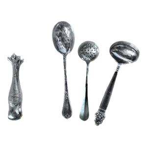 Vintage Misc Silverplated Serveware, S/4