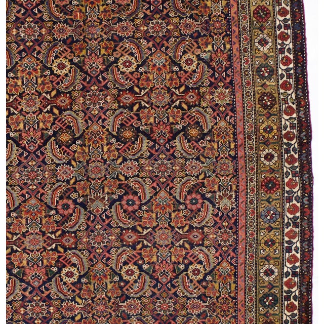 Early 20th Century Fine Antique Persian Mahal Rug 6’1” X 15’8” For Sale - Image 5 of 6