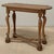 French Country 18th Century French Hand-Carved Side Table in Stripped Oak For Sale - Image 3 of 18