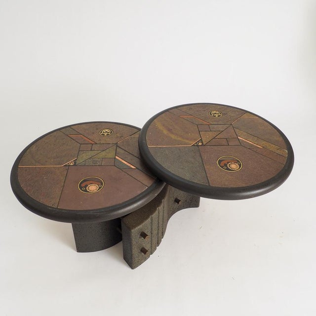 Two-Tier Modular Brutalist Coffee Table by Paul Kingma, 1980s For Sale - Image 6 of 18
