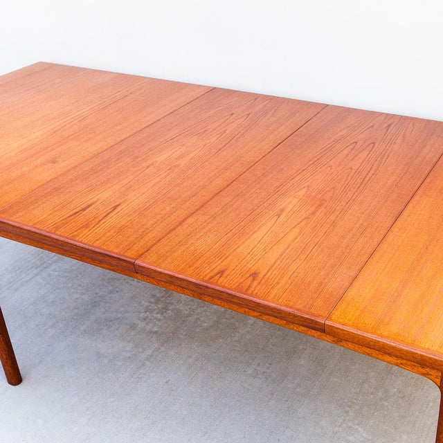 Restored Folke Ohlsson for Dux Swedish Mid Century Modern Teak Dining Table For Sale - Image 10 of 15