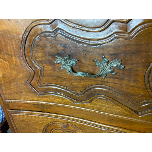 Walnut 18th Century Two Drawer Commode For Sale - Image 11 of 17