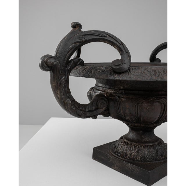 French Provincial 19th Century French Cast Iron Planter For Sale - Image 3 of 18