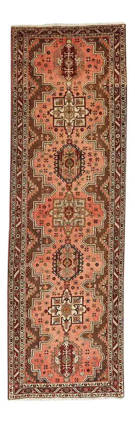 Semi Antique Persian Karajeh Heriz Rug