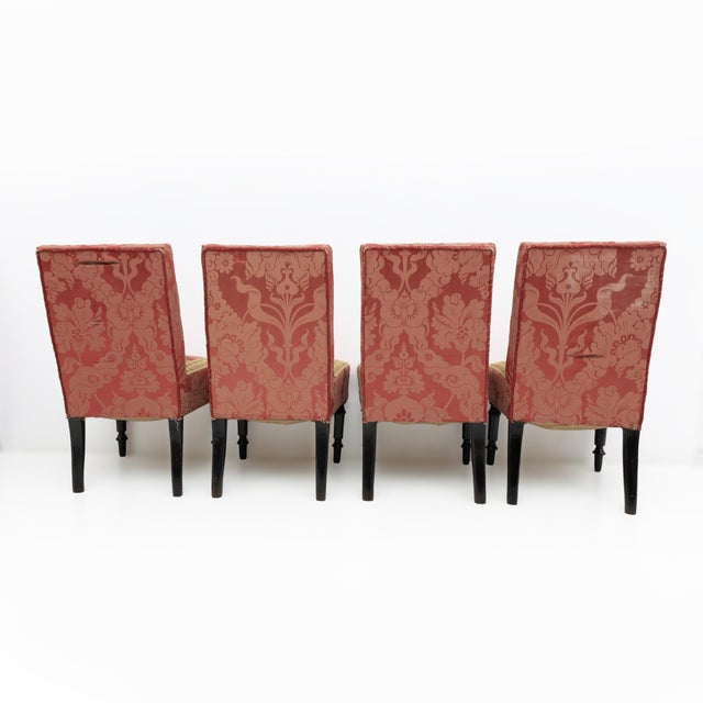 Wood Vintage Living Room Set, 1870, Set of 7 For Sale - Image 7 of 18