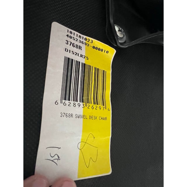 Tan Century Furniture Camden Leather Office Chair For Sale - Image 8 of 12