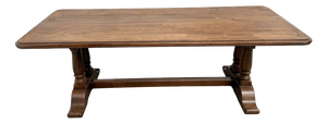 Oak Farmhouse Table, 1950s