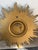 1960s 1960s Vintage Syroco Gold Sunburst Wall Clock 8 Day Jeweled (As Is Decorative) For Sale - Image 5 of 5
