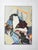 1979 Michael Knigin Thunder & Shower Lithograph After Yoshitaki For Sale - Image 4 of 4