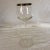 What an elegant set of crystal platinum rim wine glasses by unknown manufacture. This set yells tasteful with their thin...