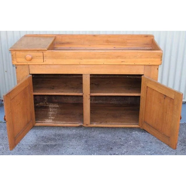 19th Century 19thc New England Pine Dry Sink For Sale - Image 5 of 8