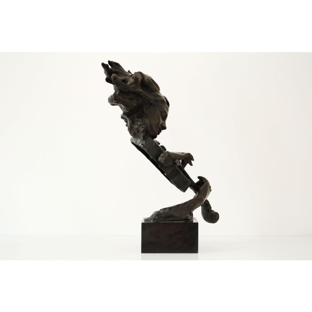 Salvador Dali, Black Violinist Sculpture, 1970s, Bronze For Sale - Image 9 of 14