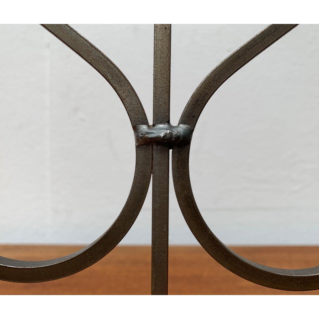 Mid-Century Danish Metal and Glass Candleholder, 1960s For Sale - Image 10 of 18