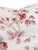Roses on linen print Large scale throw pillow. 95% Feather/5% Down fill insert.