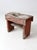 Vintage Rustic Small Farmhouse Bench For Sale - Image 10 of 12