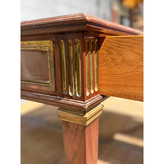 Antique Louis XVI Writing Desk, 1880 For Sale - Image 11 of 18