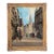 Austrian School Vienna Street Scene Oil on Board For Sale