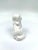 Vintage Mini Staffie Petite Blanc De Chine Ceramic Staffordshire Style Dog Figurine For Sale In New York - Image 6 of 9