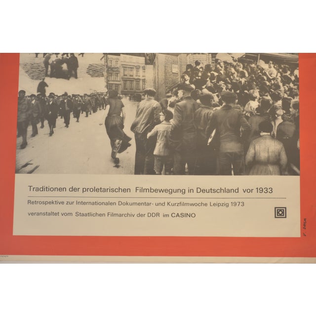 Film Poster, Film im Klassenkampf (Film in Class Struggle), Leipzig, Germany, 1973 For Sale - Image 6 of 7
