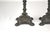 Blackened Brass Candlesticks - A Pair For Sale In Denver - Image 6 of 8
