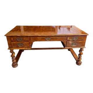 18th C Style Alfonso Marina Ebanista Writing Table Desk - Escritorio Piamonte For Sale